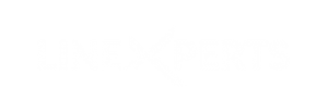 Logo linexperts us blanco